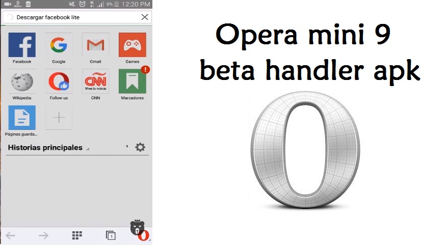 Opera Mini 5 Beta 2 Handler Apk